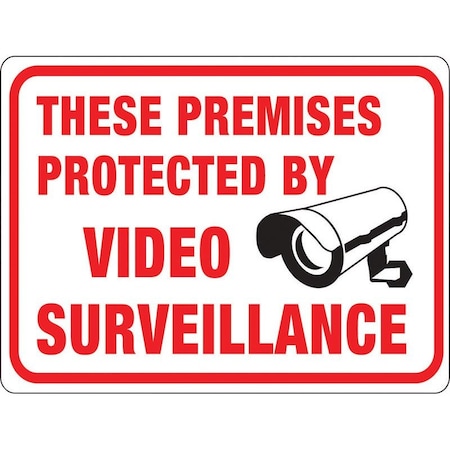 Sign Protected By Video Surve